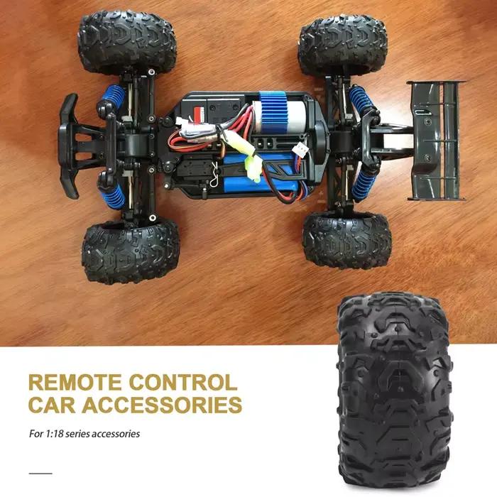 4PCS PX 9300-21 pneu en caoutchouc pneus de voiture de course RC 9300 & 9302 1/18 échelle sur jante de roue de route