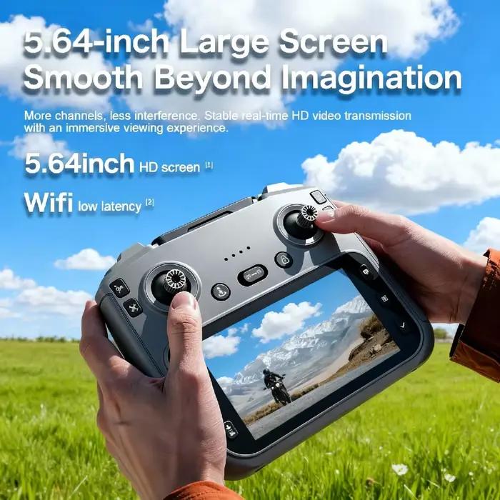 Meilleures ventes GT50 Drone 4.3 pouces écran télécommande 8K EIS 183g léger débutant pliable GPS quadrirotor pour adultes voyage