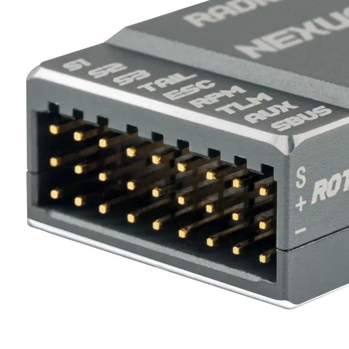 Radiomaster NEXUS-XR/X contrôleur de vol d'hélicoptère 6 axes MEMS intégré 2.4GHz ELRS RX pour hélicoptère à voilure fixe RC