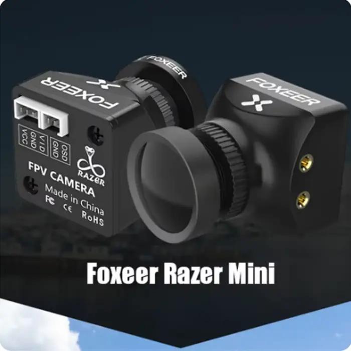 Caméra FPV Foxeer Razer V2 / V3 Mini 1200TVL 4:3 NTSC/PAL commutable pour drone RC