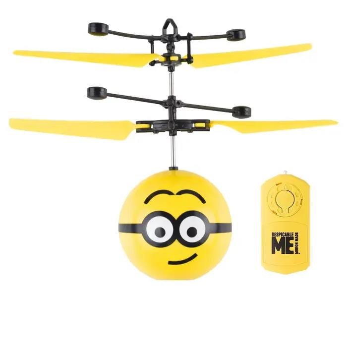 Minions vente chaude avion jouets garçons geste détection avions mini drones élèves du primaire petite collection de cadeaux