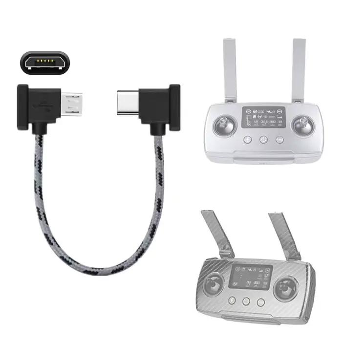 Câble tressé en nylon pour télécommande DJI Mavic 2/Ari/SE/Mini/Spark