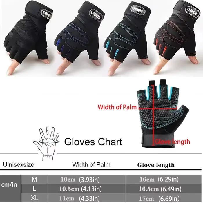 Gants de gymnastique pour hommes et femmes, Fitness, haltérophilie, bracelet, musculation, entraînement, exercice sportif, cyclisme, antichoc