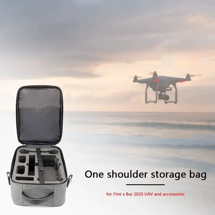 Drone étui de transport sac à main organisateur extérieur Nylon fermeture éclair épaule hélice jouant décoration pour FIMI X8 SE 2020/Mini