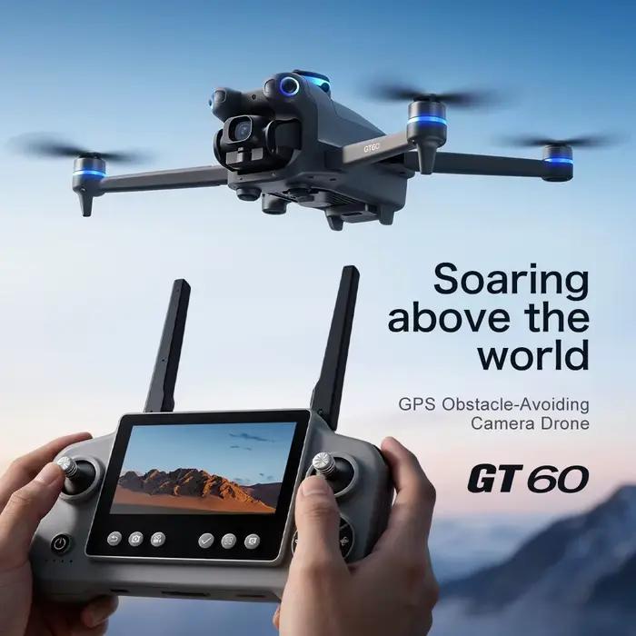 Drone photographique 2026 GT60 avec évitement d'obstacles