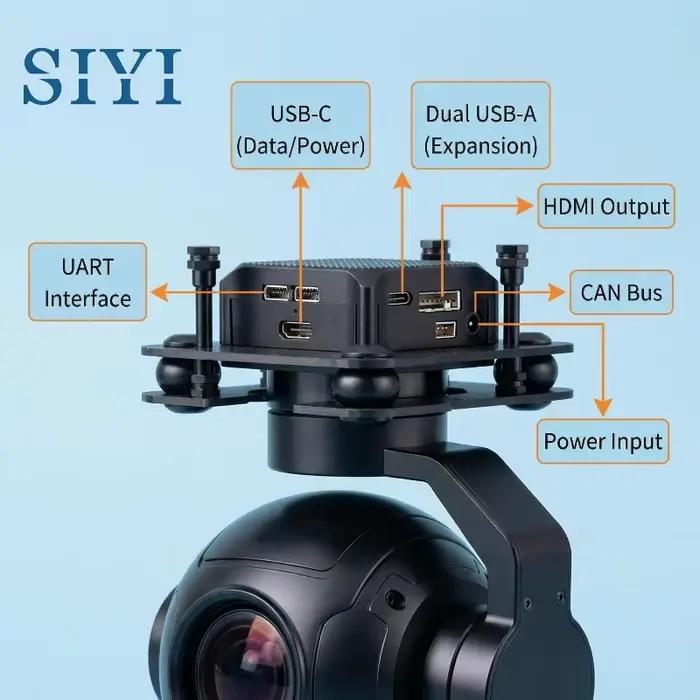 Caméra de drone SIYI ZR10 avec stabilisateur