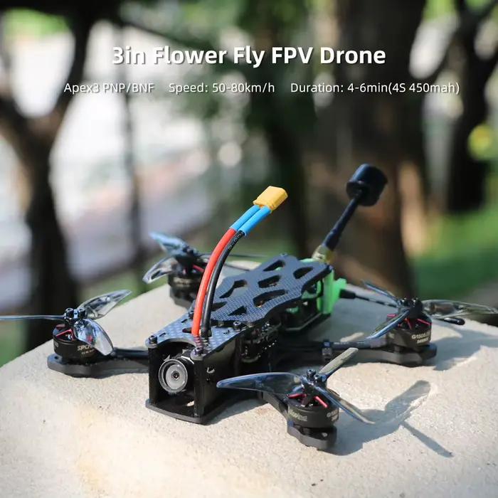 APEX 3 APEX3 Drone 3 pouces avec contrôleur de vol F405 40A caméra Robin3 5.8G 1W VTX PNP/BNF FPV
