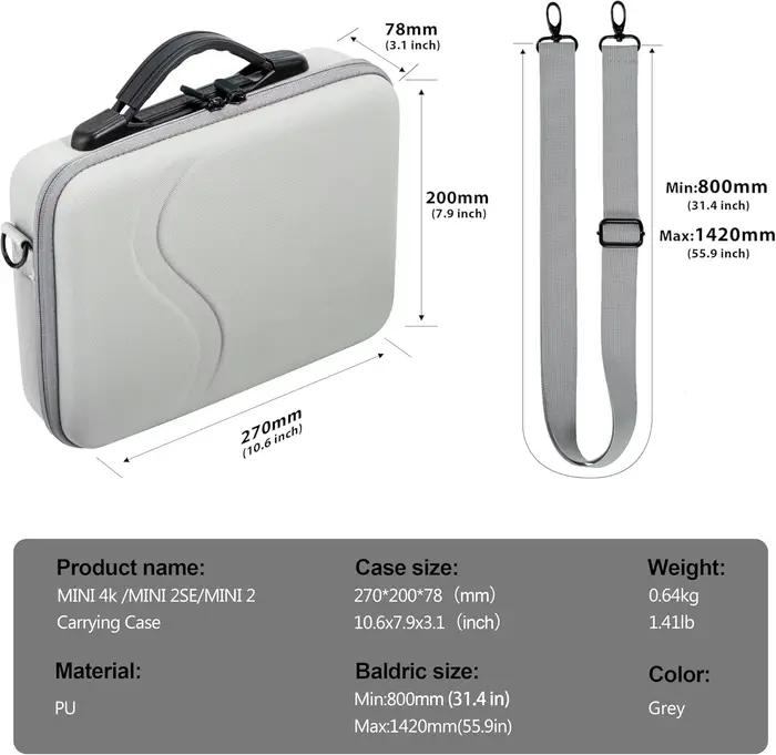 Étui de transport portable MINI 4K pour DJI