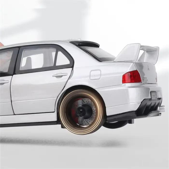 Modèle de voiture de sport en alliage 1:32 Lancer Evolution EVO IX 9, véhicules de course en métal moulé sous pression, modèle de voiture avec son et lumière, cadeaux