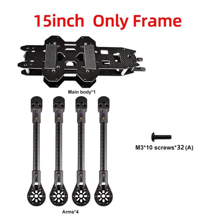 9IMOD FPV Freestyle cadre Kit Drone Fram 13/15 pouces en Fiber de carbone quadrirotor avec pièces d'impression pour RC