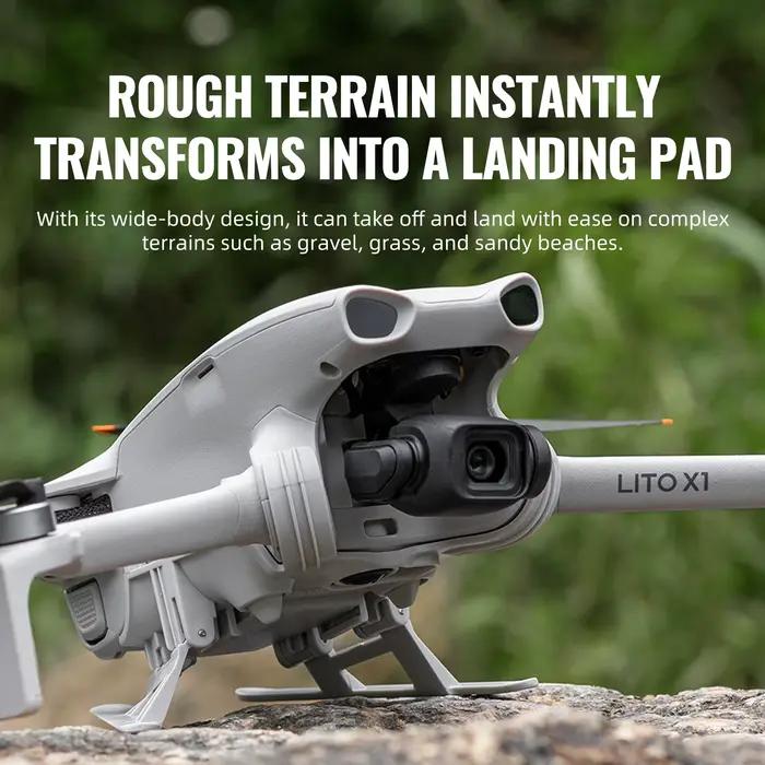 Trépied pliable à dégagement rapide et léger pour drone DJI Lito X1/1, spécialement conçu pour les drones