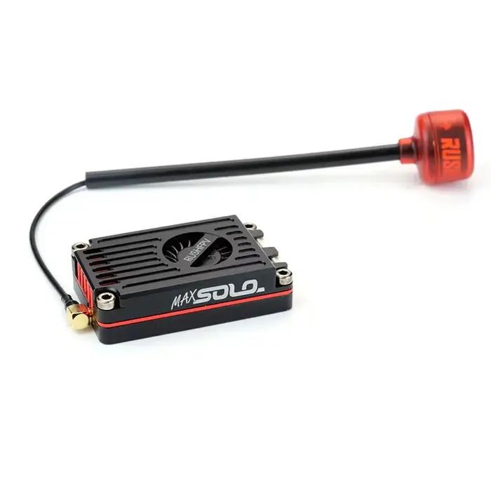 RUSHFPV RUSH MAX SOLO 5.8GHz 2.5W haute puissance 48CH VTX CNC coque ventilateur de refroidissement intégré pour Drone de course longue portée RC FPV