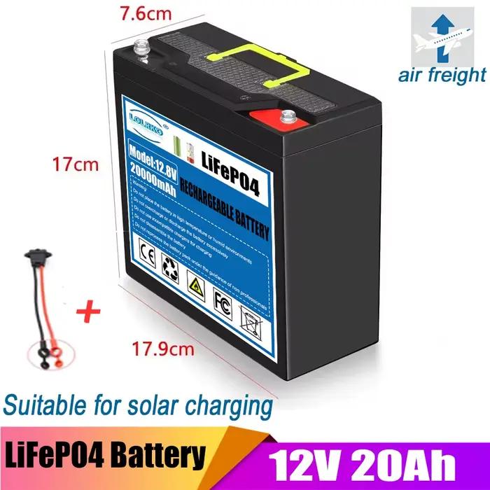 Nouvelle batterie LiFePO4 12V 50Ah 2026 avec BMS 20A intégré