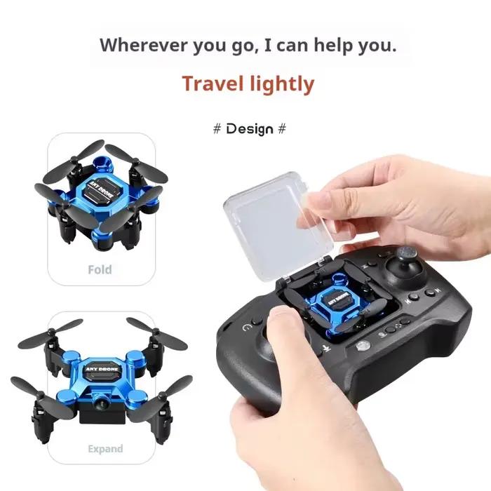 K04 Mini Drone avec caméra Hd Rc quadrirotor Selfie pliable