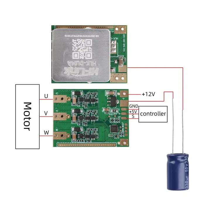 Contrôleur de vitesse électronique sans balais (ESC) haute puissance 20A DL04A pour carte de commande de servomoteur de drone