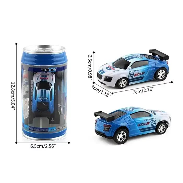 Jouet Épique Mini RC Racer 4WD Taille Canette de Coca pour Enfants et Adultes Occasions Spéciales Courses à Grande Vitesse