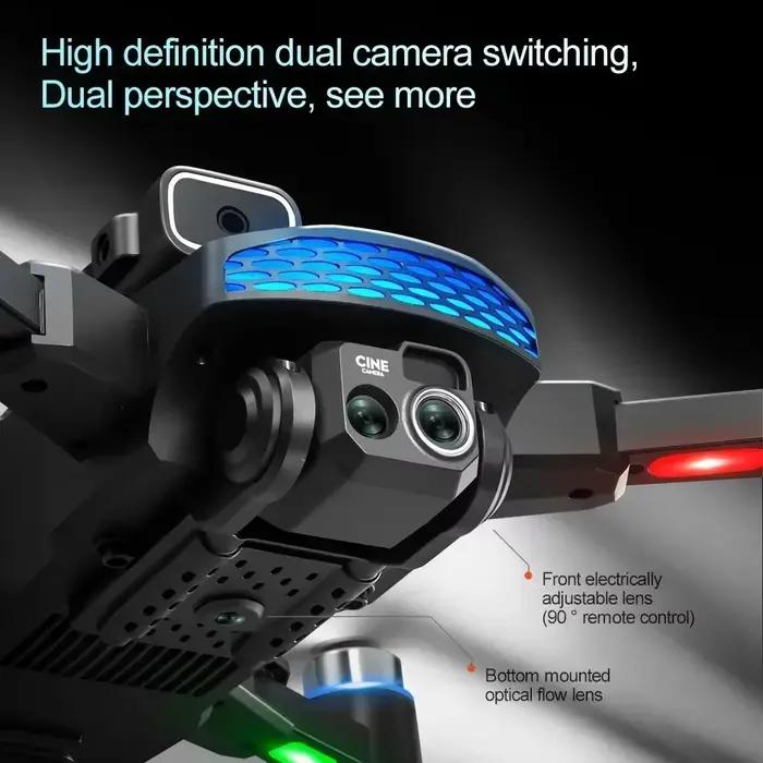 Drone RC M6 Écran Professionnel 8K HD Drone RC sans fil avec évitement d'obstacles pour photos et vidéos aériennes occasions spéciales