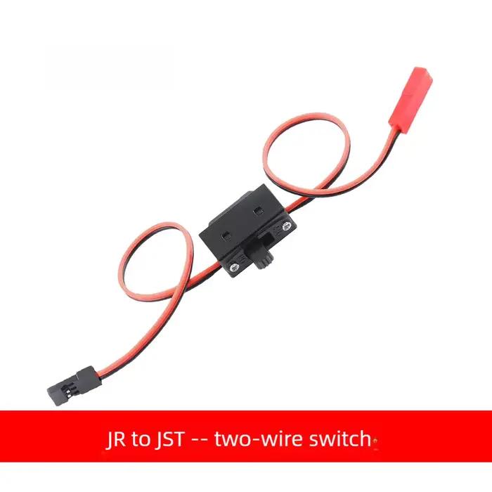 Interrupteur d'alimentation RC avec connecteurs Futaba/JR/JST pour véhicules et jouets télécommandés universels occasions spéciales