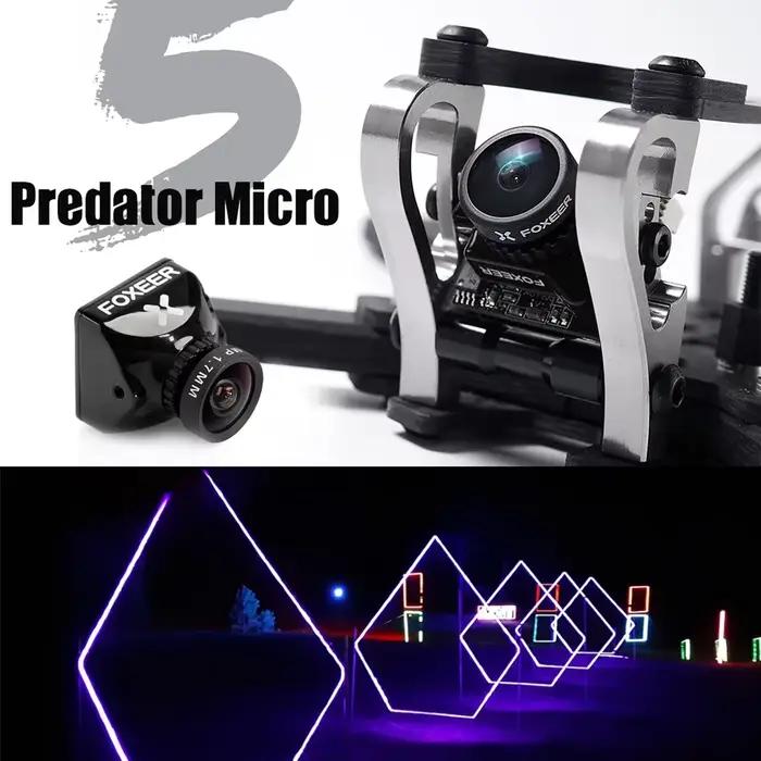 Caméra FPV FOXEER Predator 5 Micro 1000TVL 4:3/16:9 PAL/NTSC 1/3\" capteur CMOS