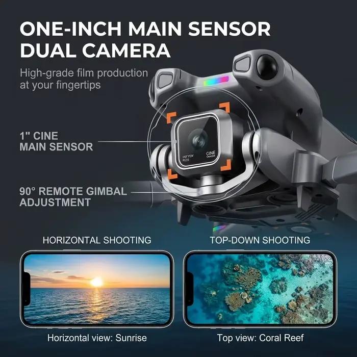 Drone professionnel K900 MAX 8K avec double caméra WiFi FPV pour photographie aérienne 360° et largage aérien