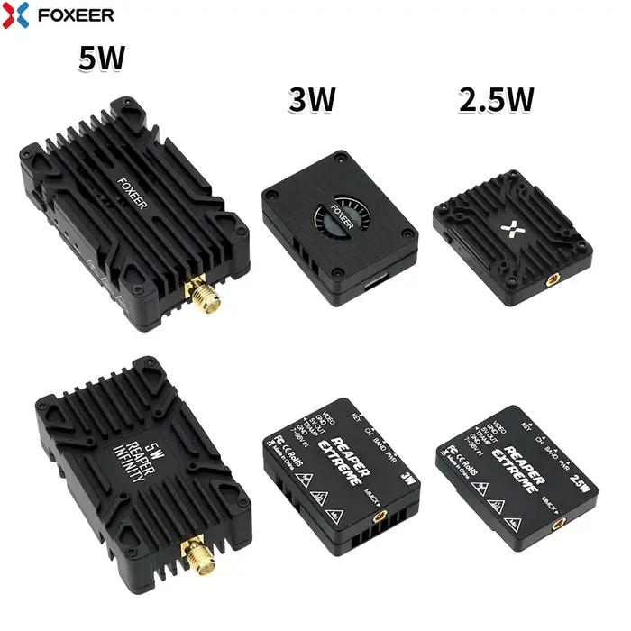 Foxeer Reaper Extreme V2 5.8G 2.5W / 3W 72CH Pit FPV VTX / 4.9G-6G Infinity 5W 10W 80CH VTX pour drone FPV longue portée