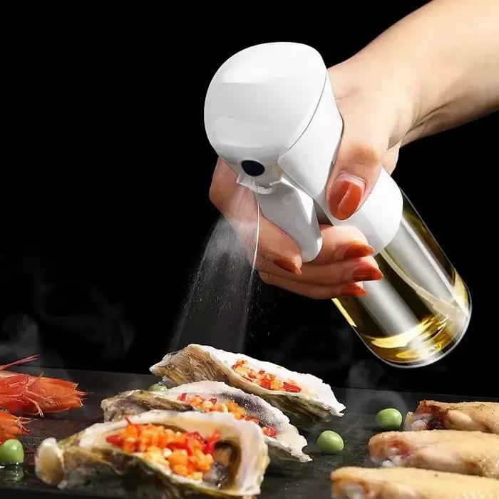 Bouteille de pulvérisation d'huile de 200ml, distributeur de cuisine pour barbecue, cuisson de Camping, vinaigre vide, Sauce soja, pulvérisateur, conteneurs d'assaisonnement