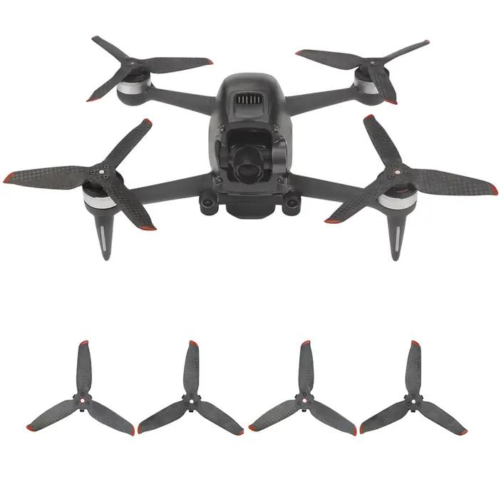 Les pales d'hélice en fibre de carbone conviennent aux accessoires de drone DJI FPV Combo