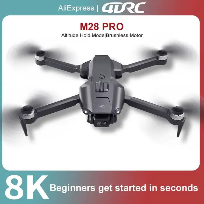 Drone Professionnel 4DRC V28 Pro 8K HD avec Caméra Incluse pour Photographie Aérienne et Vidéos de Haute Qualité Occasions Spéciales et Exploration Aérienne