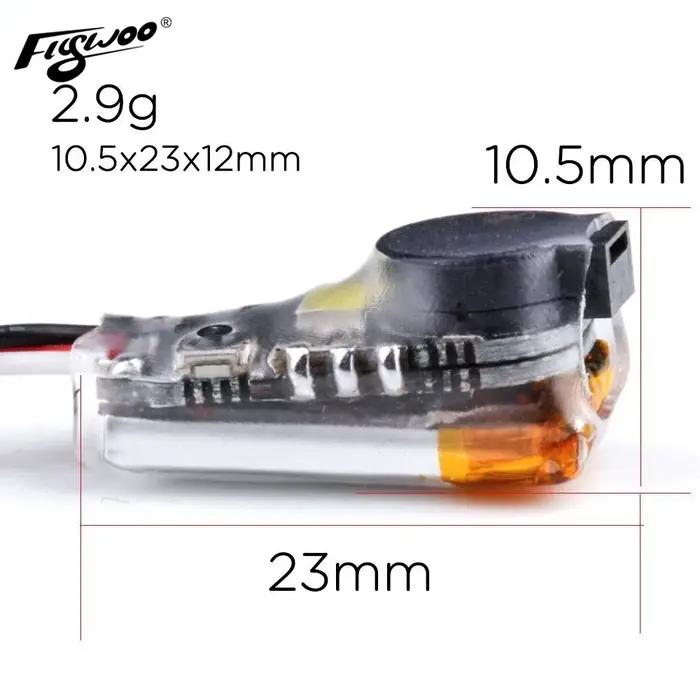Flywoo Finder V1.0 100dB alarme sonore avec lumière LED pour Drone FPV