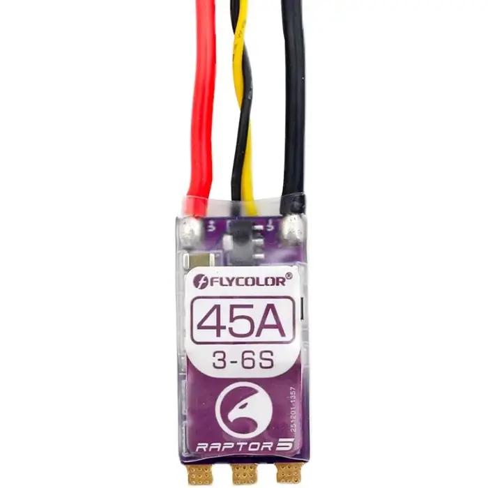 FLYCOLOR RAPTOR5 35A 45A 50A BLHeli-32 ESC 3-6S contrôleur de vitesse sans brosse Dshot Proshot pour Drone de course RC FPV multi-rotor