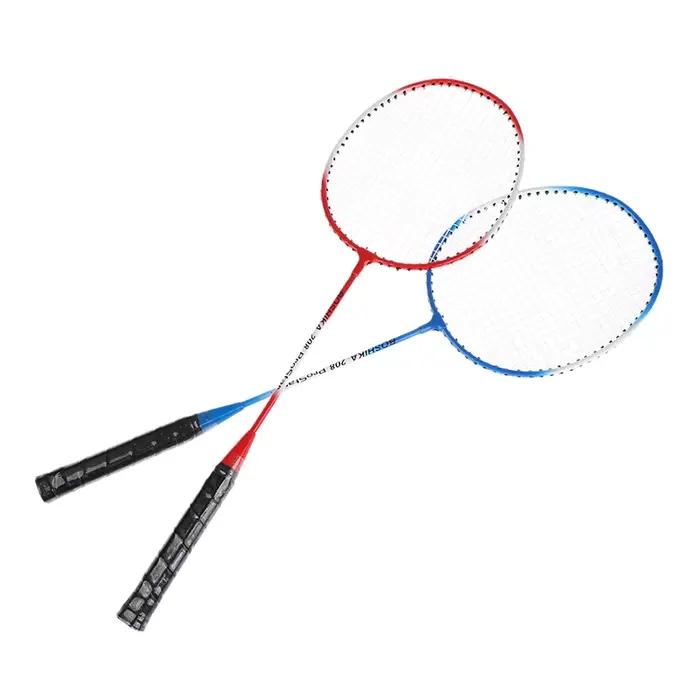 2 pièces raquettes + 1 sac de raquette ensemble de raquettes de Badminton pour débutants enfants adultes inclus raquette de sport Durable en alliage de fer