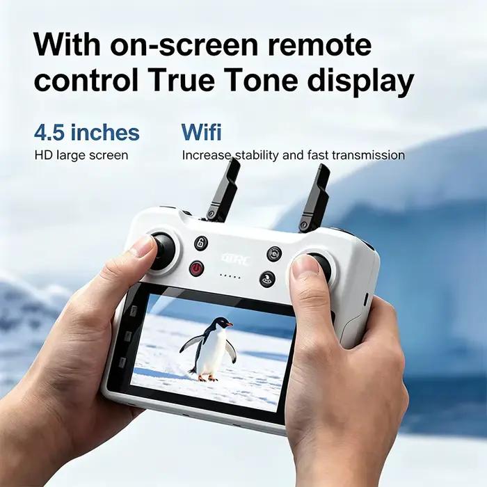 Drone 4DRC F8 PRO MAX avec Caméra HD 8K, GPS, Wi-Fi 5G, et Contrôleur d'Application Multilingue Pour Vues Aériennes Professionnelles