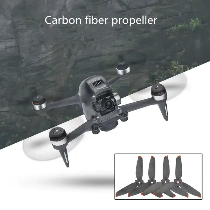 Les pales d'hélice en fibre de carbone conviennent aux accessoires de drone DJI FPV Combo
