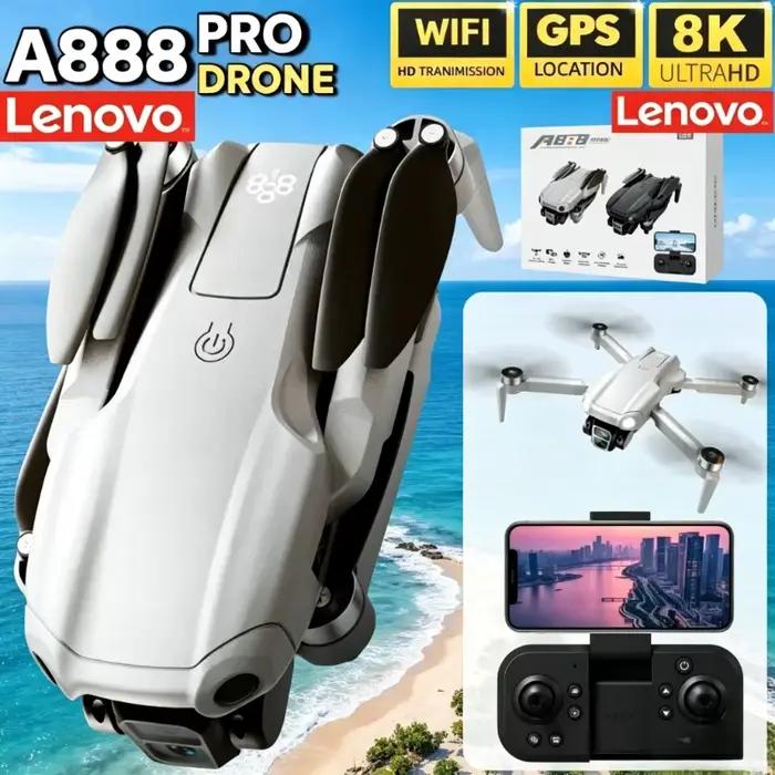 Drone professionnel Lenovo A888 Pro 8K 5G WIFI avec double caméra
