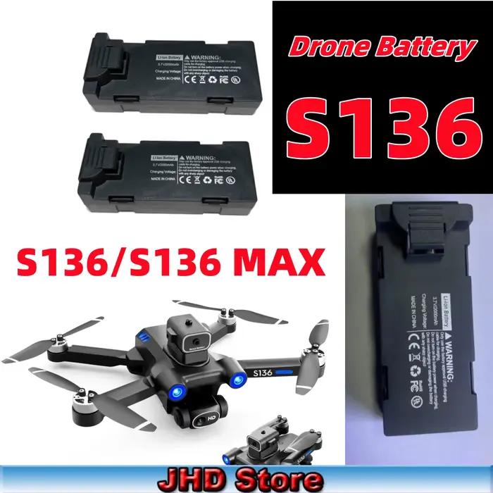 JHD S136 MAX GPS Drone batterie 3.7 v 2000 MAh bras