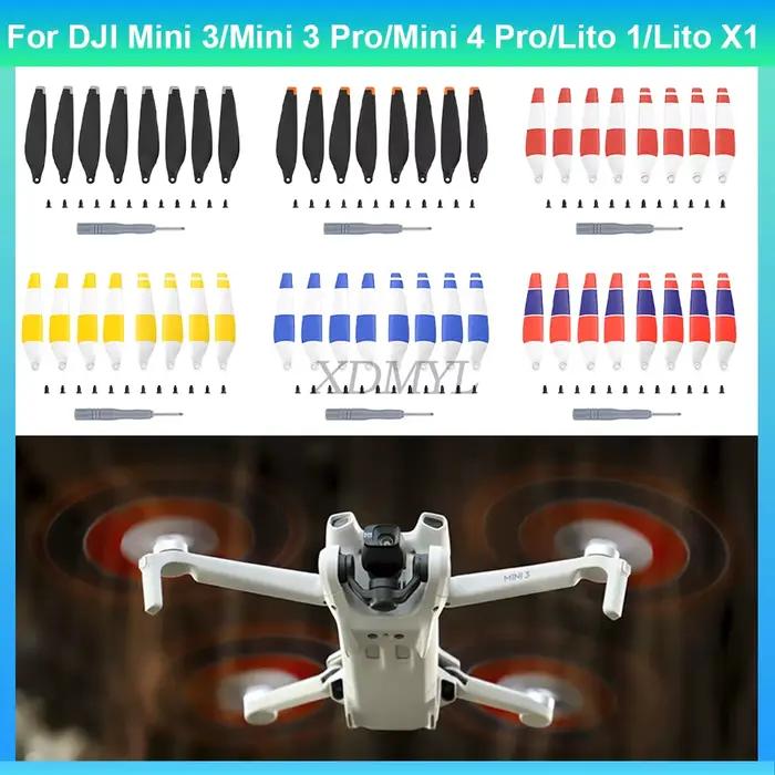 Hélices de drone pour DJI Mini 3/Mini 3 Pro/Mini 4 Pro/Lito 1/Lito X1
