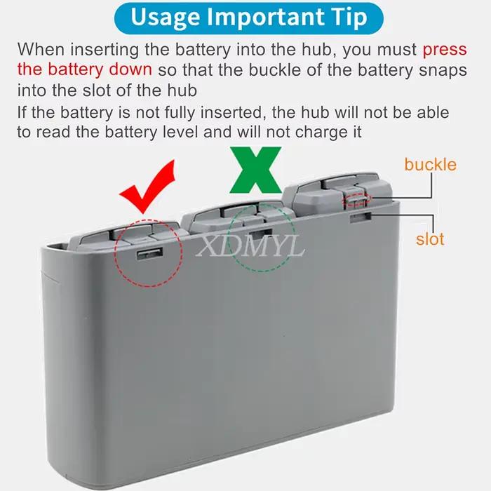 Hub de charge pour DJI MINI 2 MINI 2 SE MINI 4K 3 Voies Chargeur Batterie USB Télécommande Accessoires Drone Occasions Spéciales
