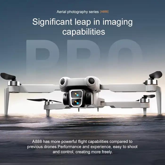 Drone professionnel Lenovo A888 Pro 8K 5G WIFI avec double caméra