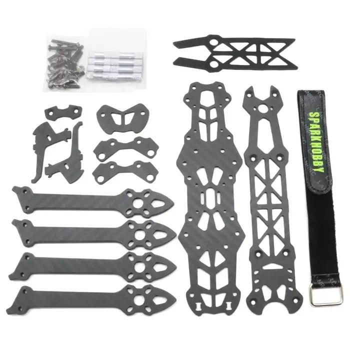 Kit de Drone Mark4 7 pouces 295mm, moteur sans balais A2807 KV1300 6S, prise F4V3S, contrôle de vol et pile ESC 60A 4 en 1 pour FPV 7 "Dro