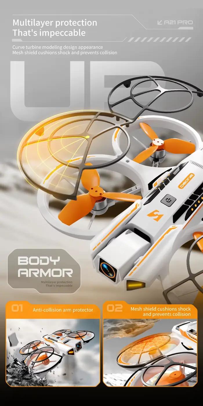 Drone Lenovo A21 Pro 8K 5G GPS Professionnel avec Caméra HD 4K et Écran
