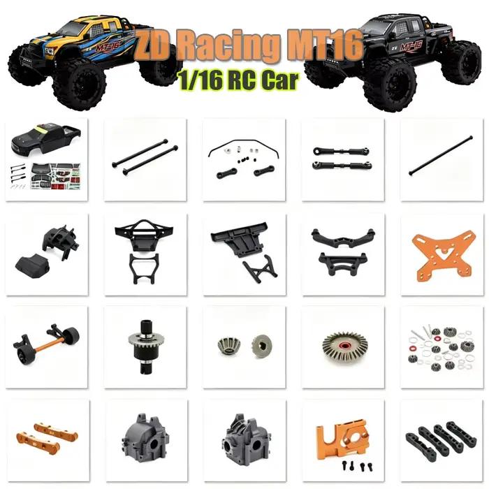 Pièces de rechange originales pour voiture RC ZD Racing MT16 1/16