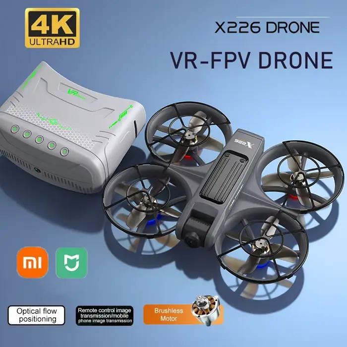 DWi X226 VR FPV Drone 4K HD double caméra avion moteur sans brosse WIFI 5G RC quadrirotor flux optique positionnement