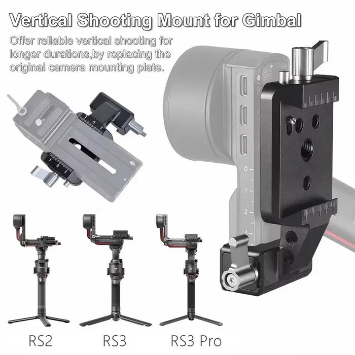 Plaque verticale de caméra pour DJI Ronin RS3 RS2 RS3 Pro RS3