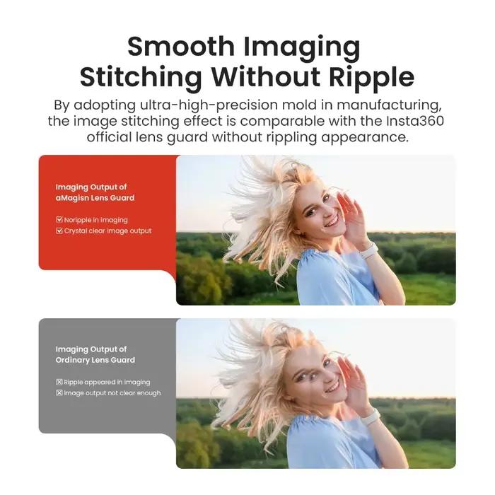 Protections d'objectif transparentes aMagisn pour DJI Osmo 360