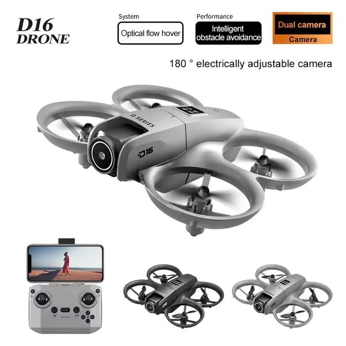 Nouveau Mini Drone 8K HD-VR double caméra 180 ° ESC flux optique évitement d'obstacles moteur