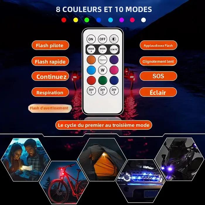 Lumières stroboscopiques LED pour avion