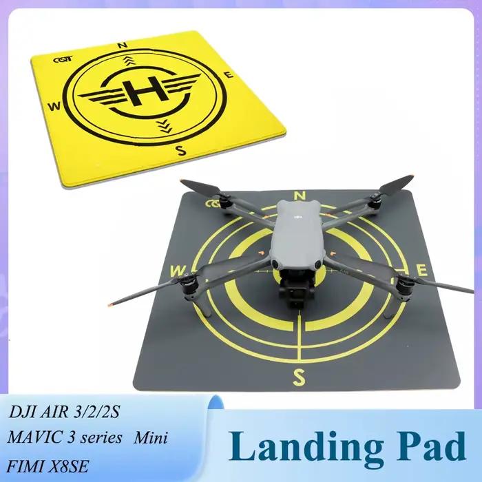 Tapis d'atterrissage pour Drone DJI Mini 3 Pro Mini 4 Pro Neo PU Double Face Imperméable Portable Occasions Spéciales