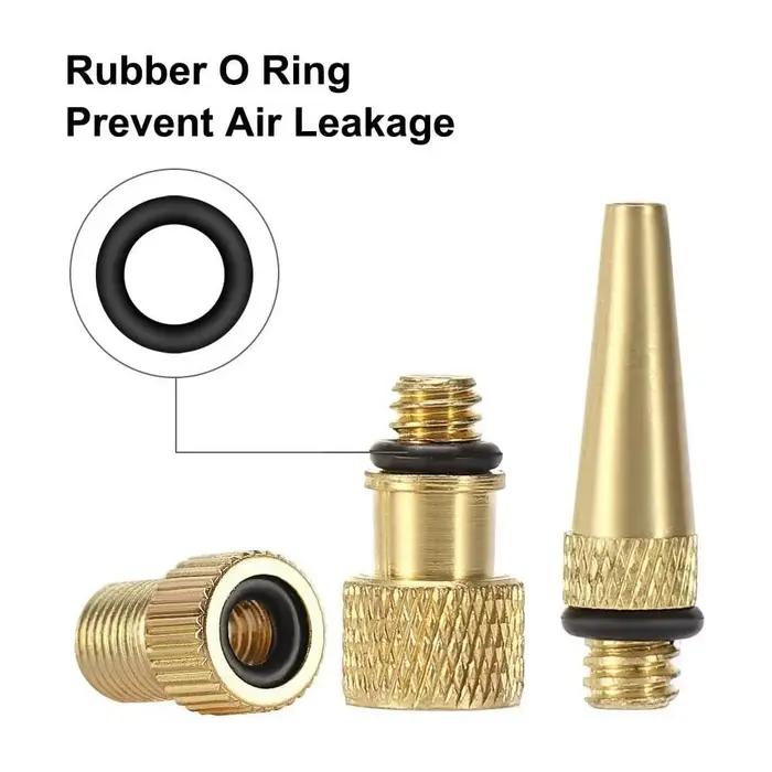Adaptateur de Valves de vélo, buse d'air, outil de gonflage d'aiguille de pompe, Valve Presta Schrader SV/DV, outils d'adaptateur de Valve sans fuite