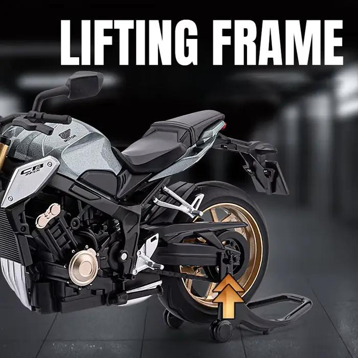 Modèle de moto de course en alliage Dream Wing CB650R 1:12