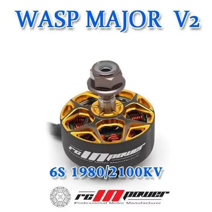 Rcinpower Wasp Major mis à jour Version V2 22.6-6.6 - 1980KV 2100KV 2160KV pour FPV racing Freestyle RC modèles cadre Multicopter